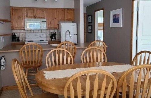 Silver Star Mountain Condo | Large Corner Condo in Creekside with a Patio to enjoy the Views