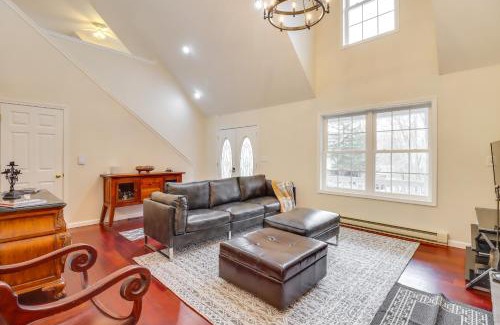 Pocono Lake House | Large Deck and Fire Pit Secluded Pocono Lake Home