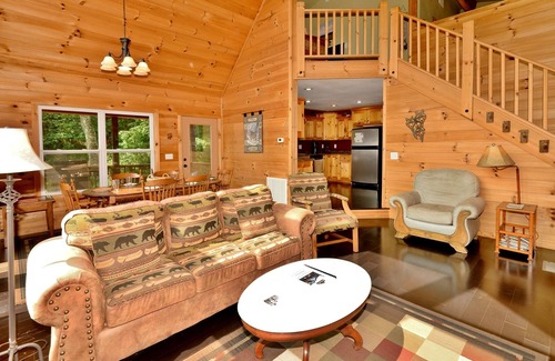Unaka Ski Chalet | Large Deck & Mountain Views! Starlink Wi-Fi & Discounts!
