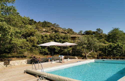 Rousset-les-Vignes House | Large Family House in Provence with Pool amidst 18-acre Oasis