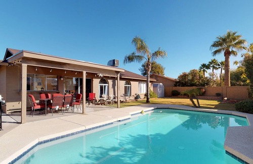 La Paz At Desert Springs House | Large family home with private pool, furnished covered patio