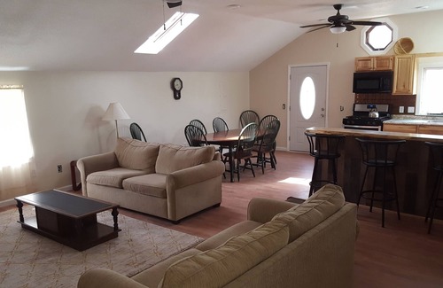 Coldwater Cottage | Large lake access cottage. Pontoon rental Available.