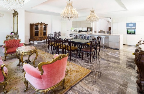 Capo d'Orlando Villa | Large luxury Sicily villa to rent on Tyrrhenian coast and near beach, pool, AC, sea views, Wi-Fi, walk to town