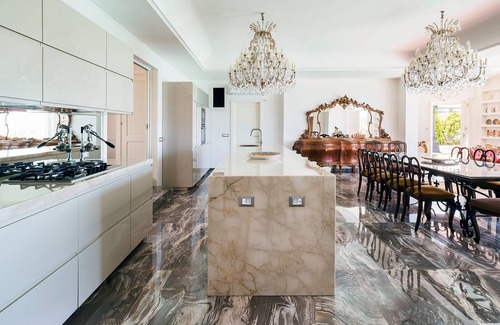 Capo d'Orlando Villa | Large luxury Sicily villa to rent on Tyrrhenian coast and near beach, pool, AC, sea views, Wi-Fi, walk to town