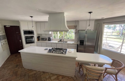 Playa House | Large Oceanfront 4 Bedroom Home near Rincon directly on a Beautiful Quiet Beach