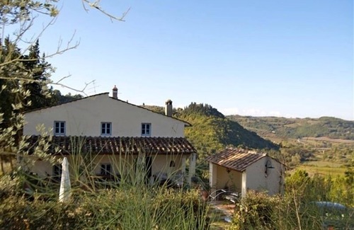 San Casciano in Val di Pesa Villa | Large Private Tuscany Villa Near Florence Pool Fireplace Superb Views Location