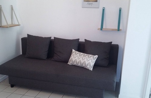 Guethary Apartment | Large studio GUETHARY with covered terrace and private pool