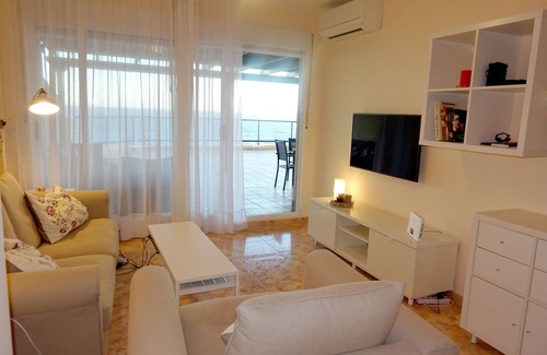 Cala Reona Apartment | Large terrace with spectacular sea views