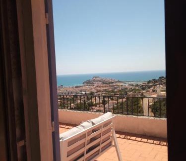 Peniscola Apartment | Las Atalayas: Castle and Sea views