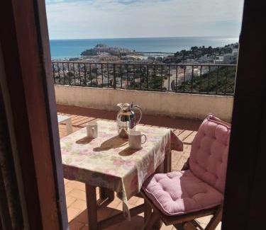 Peniscola Apartment | Las Atalayas: Castle and Sea views