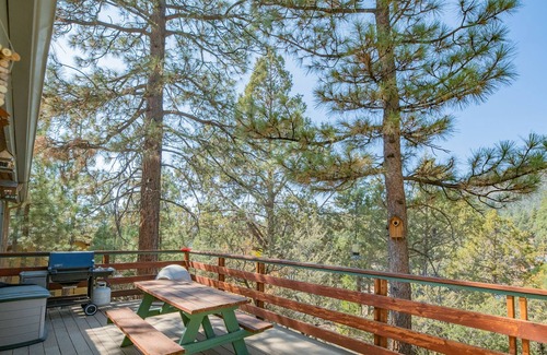 Whispering Forest House | Lazy Bear Lodge - 3BR/2BA/relaxing forest views/Smart TV/Wifi/Fenced Yard