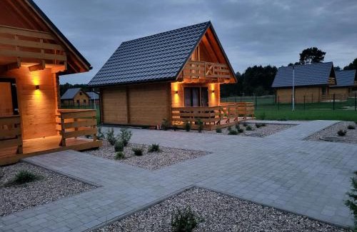 Drawno House | Leśna Zagroda - Dominikowo - Tężnia, sauna, balia