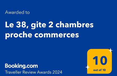 Sache House | Le 38, gite 2 chambres proche commerces