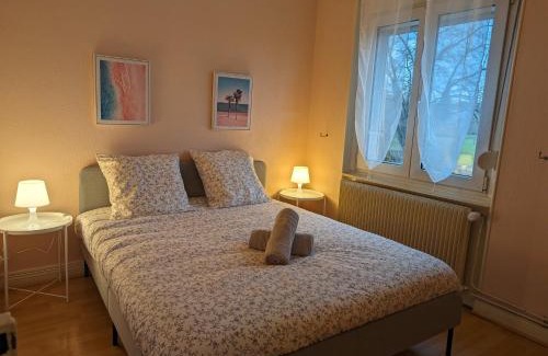 Mulhouse Apartment | Le Bâlois - appartement 2 chambres, salon, cuisine équipée, parking et wifi gratuit