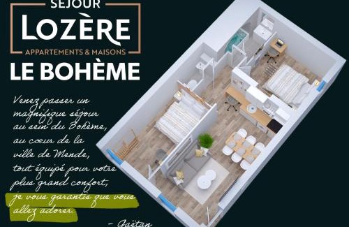 La Vabre Apartment | Le Bohème - Spa/Netflix/Wifi Fibre - Séjour Lozère