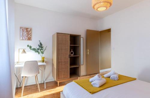Bergerac Apartment | Le Boho - Charmant T3 avec climatisation et fibre