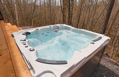Pont-Rouge Ski Chalet | Le Bosquet - Wooded Escape & Modern Comfort - Private Spa