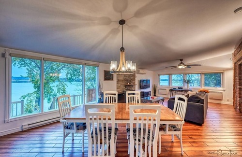 Saint-Mathias-sur-Richelieu Ski Chalet | le Sunrise vue sur la Rivière Richelieu Avec Spa