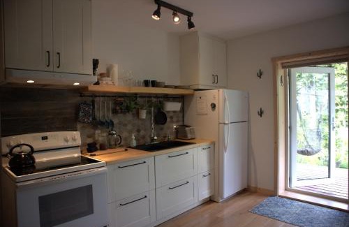 Ucluelet Apartment | Le Chalet Waterfront Studio Suite, View, Patio, Kitchen