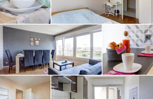 Reims Apartment | Le cocon Champenois-Parking, centre & Tram