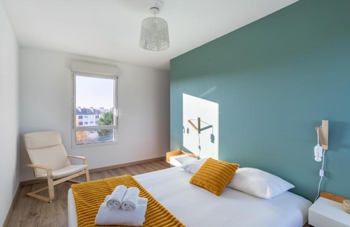 Cleunay Apartment | Le Cocon Voltaire - Appartement 2 chambres avec parking - Mabilais