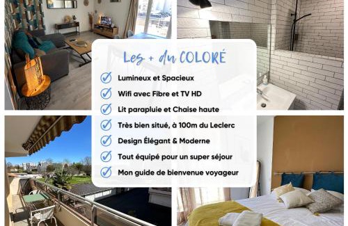 Le Hameau Apartment | LE COLORÉ - Parking gratuit - Confortable