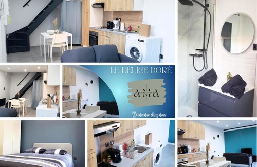 Lens Apartment | Le Délice doré - Wifi - Parking Privée