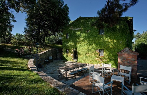 Gaiole in Chianti Villa | Le Diacce: Beautiful Old Farmhouse with Breathtaking Countryside View