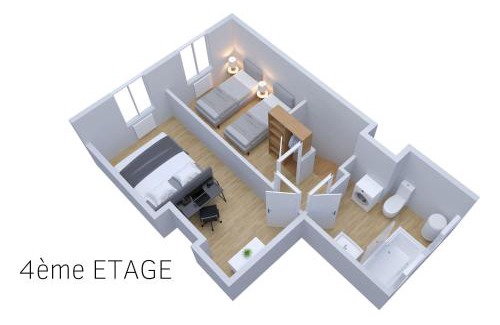 Thiers Apartment | Le Double Pirou # 2 Appartements # Halte Auvergne