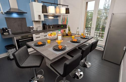 Montlucon Apartment | Le Fil Bleu - CENTRE VILLE - ENTIÈREMENT ÉQUIPÉ