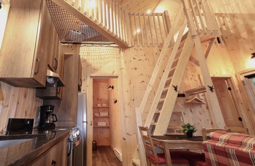 Shannon Ski Chalet | Le Geai Bleu Chalet au Bord de L'eau Avec spa