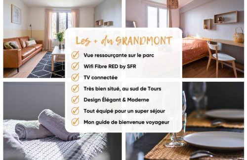 Tours Apartment | Le Grandmont - 100m du parc - au pied de la faculté des sciences