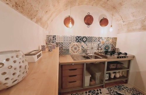 Sasso Caveoso House | Le Luminarie Sassi - house in the rock in the heart of the Sassi of Matera