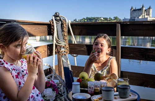 Saumur Boat Rental | Le Martin Pêcheur: Luxury ecolodge boat