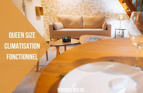 Chateauroux Apartment | Le Perchoir - Duplex - Cozy & Atypical