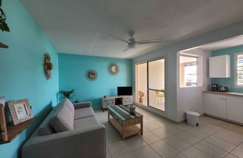 Pointe de la verdure Apartment | Le Soleil Bleu, Charmant T2 à Proximité des Plages, Restaurants et Commerces