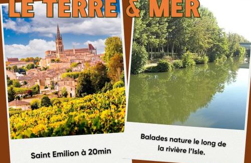 Saint-Medard-de-Guizieres Apartment | Le Terre & Mer - Proche Saint Emilion