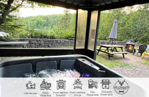 Sainte-Lucie-des-Laurentides House | Le1605 - Spa et Plage - Les chalets dans le nord