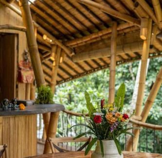 Abiansemal Villa | Leaf House 3bds BambooVilla Pool