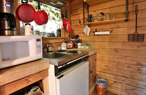 Pipe Creek Cabin | Lee Cabin at Country Accent Antiques, Pipe Creek, TX.