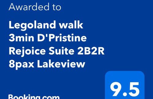 Medini Apartment | Legoland walk 3min D'Pristine Rejoice Suite 2B2R 8pax Lakeview