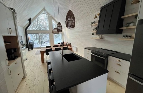 L'Anse-Saint-Jean Ski Chalet | Les 3 versants - Scandinavian chalet, new construction at Mont-Édouard
