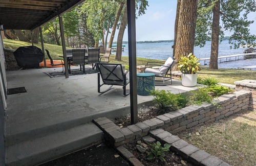 Alexandria House | Level Lake Ida Property with Boat or Pontoon Lift and Sandy Lake Bottom.
