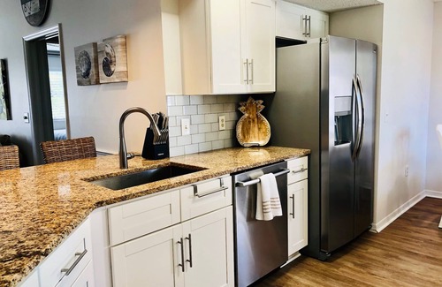 Trailer Estates Condo | Light and Airy Shorewalk Condo - beautifully renovated with open floorplan!