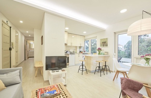 Benfica Apartment | Light Apartment W/Balcony Apartment by TimeCooler