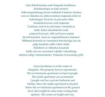 Haapsalu House | Liisu Külalistemaja