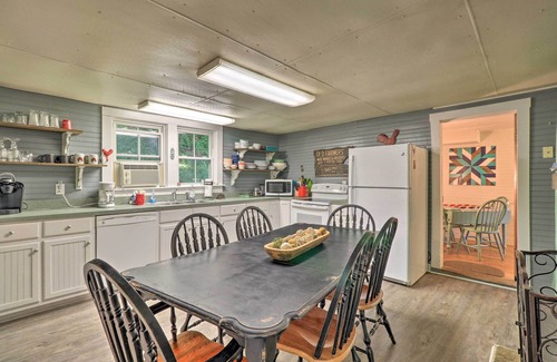 West Jefferson Cottage | 'Lil Red Hen' Cottage in the Boone Area w/Hot Tub