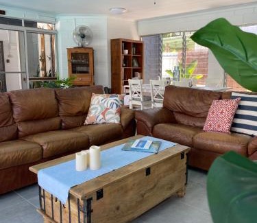 Hermit Park Apartment | Lily St Courtyard Oasis