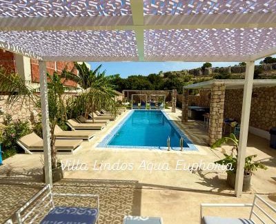 Pefkos Villa | Lindos Villa Aqua Euphoria ex Natura