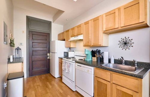 Grand Center Apartment | Lion Room 1 bed SLU, Grand Center, CWE